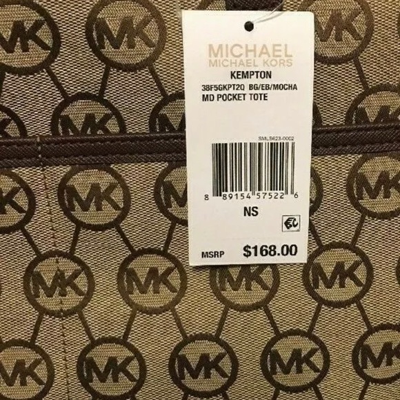 Michael Kors Kempton Signature Medium Tote. In good condition. - Picture 11 of 12